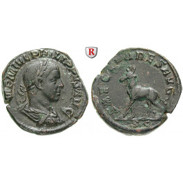 Römische Kaiserzeit, Philippus II., Sesterz 248, ss-vz/ss