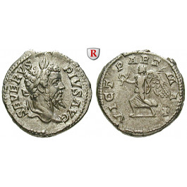 Römische Kaiserzeit, Septimius Severus, Denar 204, vz/ss-vz