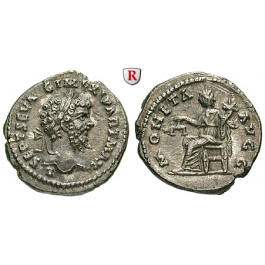 Römische Kaiserzeit, Septimius Severus, Denar 198-202, f.vz