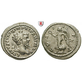 Römische Kaiserzeit, Septimius Severus, Denar 198, vz