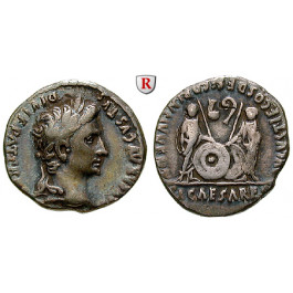 Römische Kaiserzeit, Augustus, Denar 7-6 v.Chr., ss+