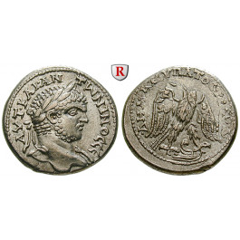 Römische Provinzialprägungen, Phönizien, Berytus, Caracalla, Tetradrachme 215-217, vz-st/vz