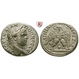 Römische Provinzialprägungen, Phönizien, Tyros, Caracalla, Tetradrachme 213-215, vz/vz-st