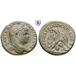 Römische Provinzialprägungen, Phönizien, Tyros, Caracalla, Tetradrachme 213-215, vz+/f.vz