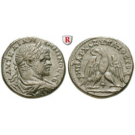 Römische Provinzialprägungen, Phönizien, Tyros, Caracalla, Tetradrachme 213-215, vz-st/vz
