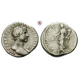 Römische Kaiserzeit, Hadrianus, Denar 118, ss
