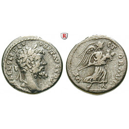 Römische Kaiserzeit, Septimius Severus, Denar 194-195, ss+