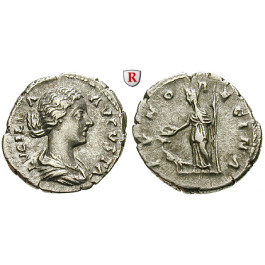 Römische Kaiserzeit, Lucilla, Frau des Lucius Verus, Denar 161-167, ss-vz/ss