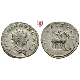 Römische Kaiserzeit, Valerianus II., Caesar, Antoninian 257-258, vz+