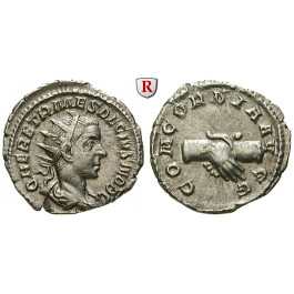 Römische Kaiserzeit, Herennius Etruscus, Caesar, Antoninian 250-251, vz+