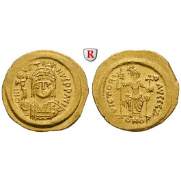 Byzanz, Justin II., Solidus 567-578, f.vz
