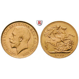 Kanada, George V., Sovereign 1919, vz/vz-st