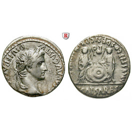 Römische Kaiserzeit, Augustus, Denar 2 v.-4 n.Chr., ss-vz/ss