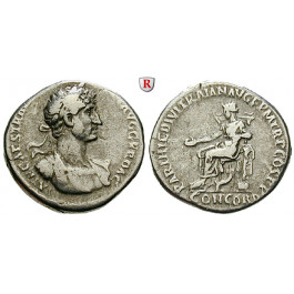 Römische Kaiserzeit, Hadrianus, Denar Aug.-Dez. 117, ss