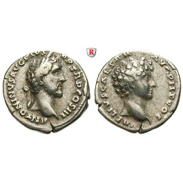 Römische Kaiserzeit, Antoninus Pius, Denar 140, ss+