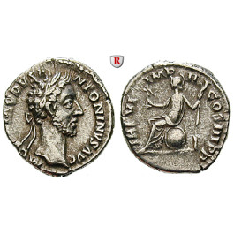 Römische Kaiserzeit, Commodus, Denar 181, ss+