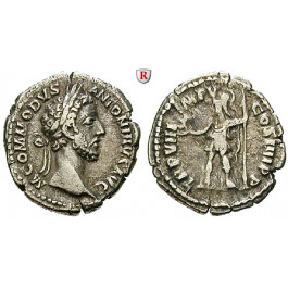 Römische Kaiserzeit, Commodus, Denar 183, ss