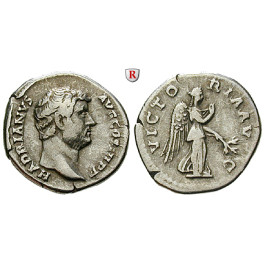 Römische Kaiserzeit, Hadrianus, Denar 136, ss+