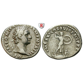 Römische Kaiserzeit, Domitianus, Denar 92, ss