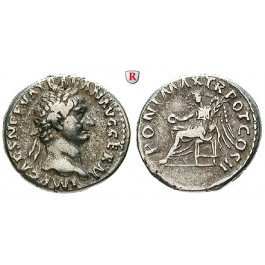 Römische Kaiserzeit, Traianus, Denar 98, ss