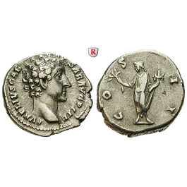 Römische Kaiserzeit, Marcus Aurelius, Caesar, Denar 145-160, ss-vz