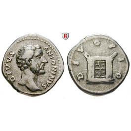 Römische Kaiserzeit, Antoninus Pius, Denar nach 161, ss