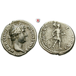 Römische Kaiserzeit, Hadrianus, Denar 130, ss