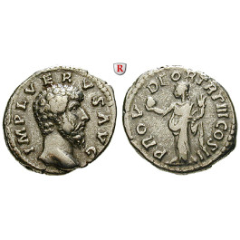 Römische Kaiserzeit, Lucius Verus, Denar 162-163, ss