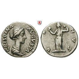 Römische Kaiserzeit, Crispina, Frau des Commodus, Denar 178-182, ss+