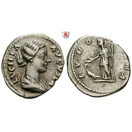 Römische Kaiserzeit, Lucilla, Frau des Lucius Verus, Denar 161-167, ss+