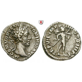 Römische Kaiserzeit, Commodus, Denar 182, ss+/ss