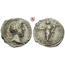 Römische Kaiserzeit, Marcus Aurelius, Denar 166, ss
