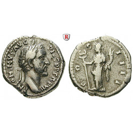 Römische Kaiserzeit, Antoninus Pius, Denar 165, ss