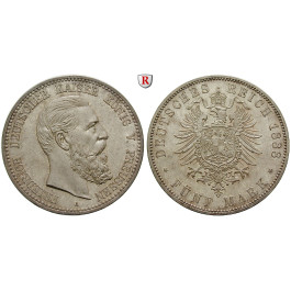 Deutsches Kaiserreich, Preussen, Friedrich III., 5 Mark 1888, A, vz-st, J. 99