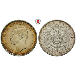 Deutsches Kaiserreich, Hessen, Ernst Ludwig, 2 Mark 1899, A, ss-vz, J. 72