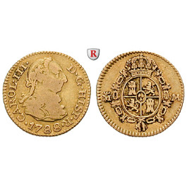 Spanien, Carlos III., 1/2 Escudo 1788, ss