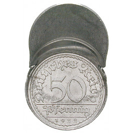 Weimarer Republik, 50 Pfennig 1922, A, st, J. 301