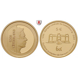 Luxemburg, Henri, 5 Euro 2003, 6,21 g fein, PP