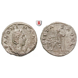 Römische Kaiserzeit, Salonina, Frau des Gallienus, Antoninian 258, ss