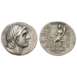 Syrien, Königreich der Seleukiden, Demetrios I., Tetradrachme 162-150 v.Chr., ss