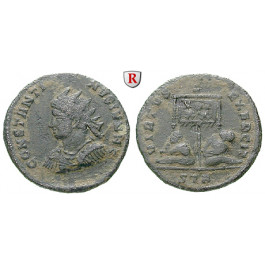 Römische Kaiserzeit, Constantinus II., Caesar, Follis 320 n.Chr., ss