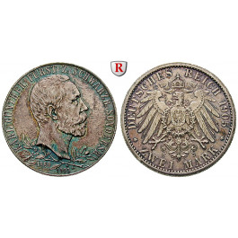 Deutsches Kaiserreich, Schwarzburg-Sondershausen, Karl Günther, 2 Mark 1905, vz+, J. 169a