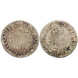 Köln, Stadt, 1/8 Taler 1674, ss