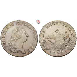 Brandenburg-Preussen, Königreich Preussen, Friedrich II., Reichstaler 1771, f.st