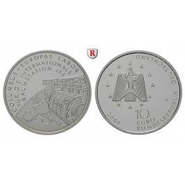 Bundesrepublik Deutschland, 10 Euro 2004, Raumstation ISS, D, bfr., J. 510