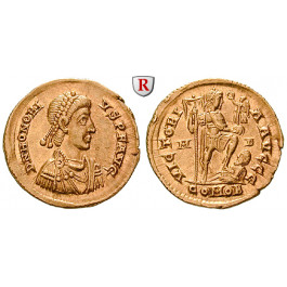 Römische Kaiserzeit, Honorius, Solidus 395-402, vz+