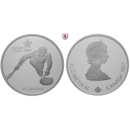 Kanada, Elizabeth II., 20 Dollars 1987, 31,11 g fein, PP