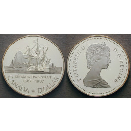 Kanada, Elizabeth II., Dollar 1987, PP