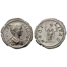 Römische Kaiserzeit, Geta, Caesar, Denar 199, st