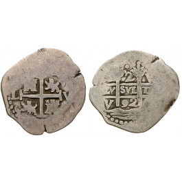 Peru, Carlos II., 2 Reales 1692, s